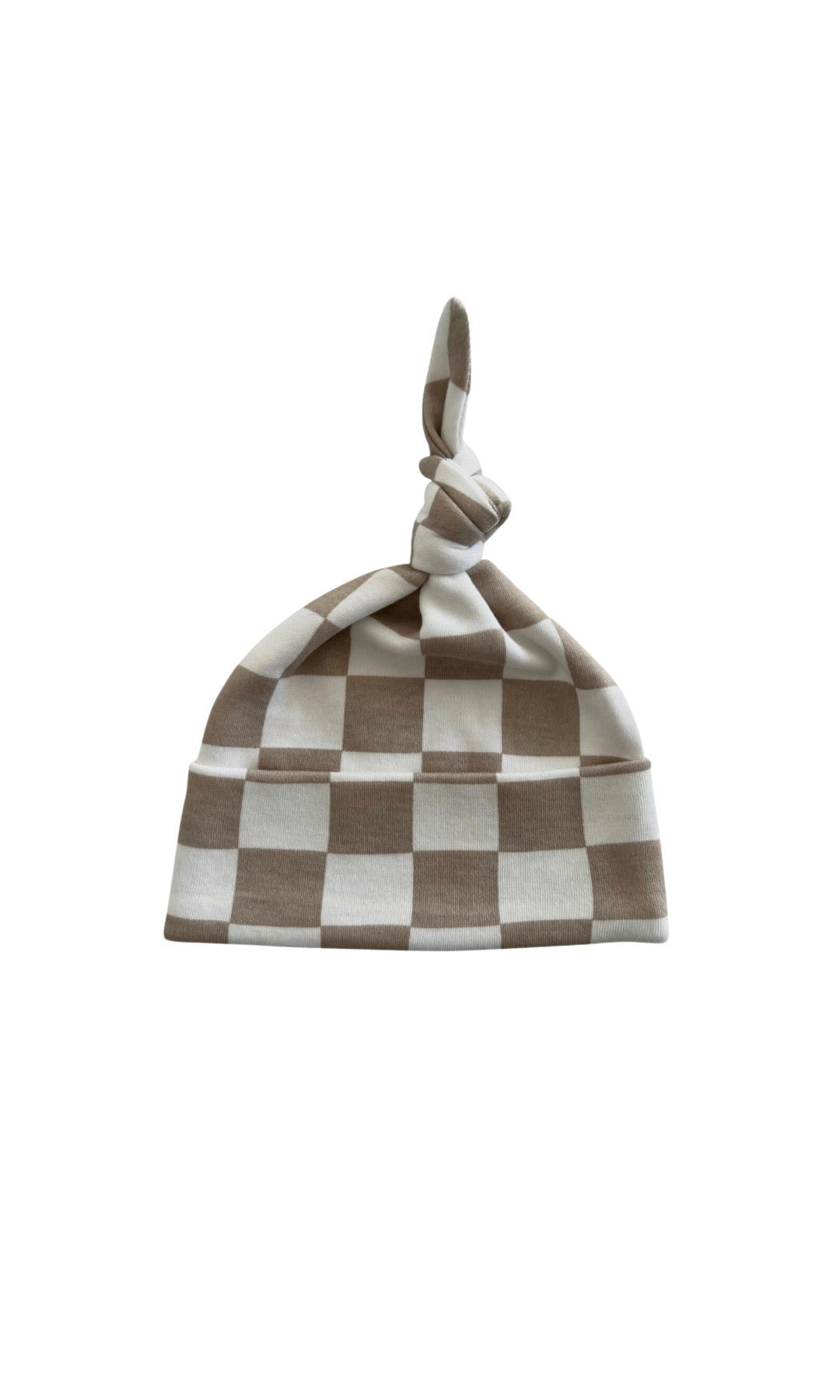 TIRAMISU CHECKERBOARD ORGANIC BEANIE