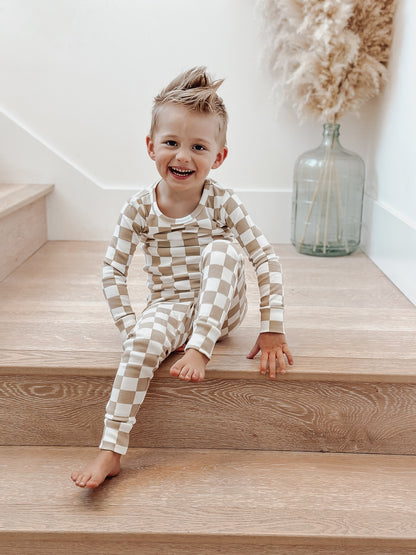 TIRAMISU CHECKERBOARD ORGANIC 2 PIECE SET