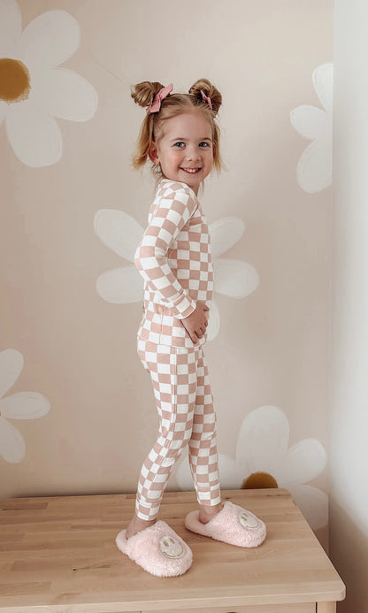 STRAWBERRY SHORTCAKE CHECKERBOARD ORGANIC 2 PIECE SET