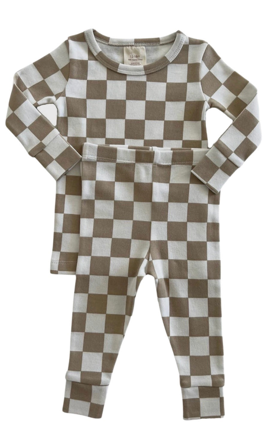 TIRAMISU CHECKERBOARD ORGANIC 2 PIECE SET